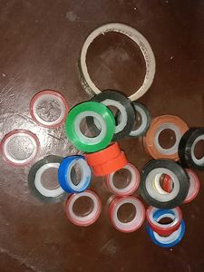 20 Colourful Tapes- Mostly Red And Black