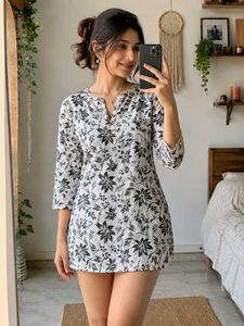 Floral Print short Kurti