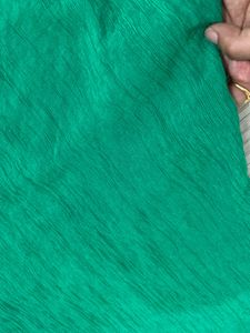 Emerald Green Flutter Sleeve Dress