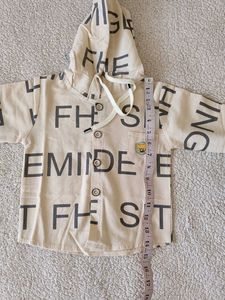 Stylish Hooded Letter Print Shirt