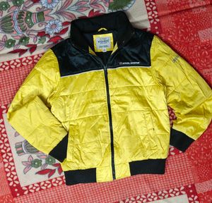 Yellow & Black Bomber Jacket