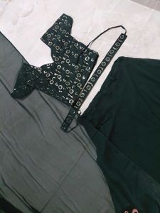 Elegant Dark Green lehenga choli