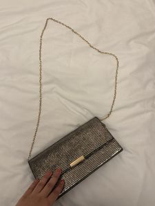 Sparkling Evening Clutch Bag With String