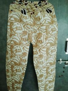 Vintage Printed Shirt and Pants Set