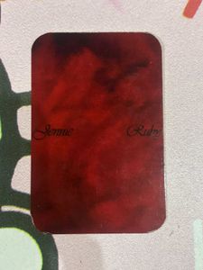 jennie ruby official photocard