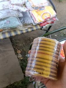 Set of Golden Bangles