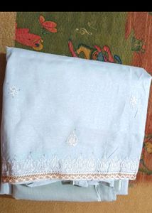 Unstitched Full Dress With Dupatta