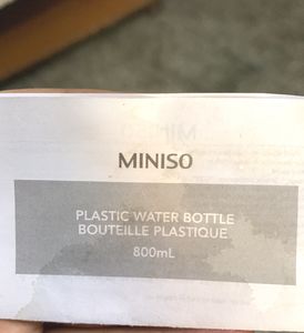 Miniso  Plastic Water Bottle