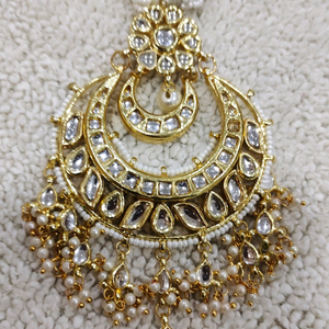 Maharani style haar in small pearls
