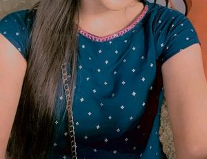 Blue Polka Dot Kurti