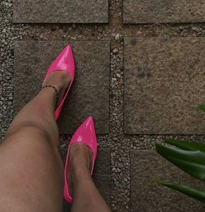 Imported Pink Pencil Heels