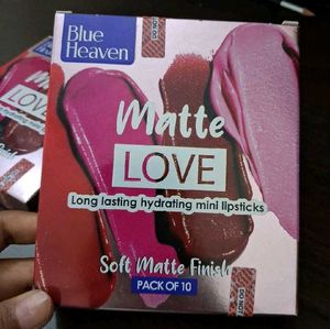 buy 2 combo of blue heaven 10 lipstick pack