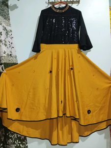 Stylish Up Down Shimmery Party Dress