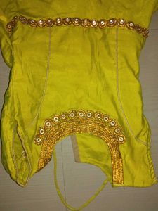 Yellow elegant ethnic gown