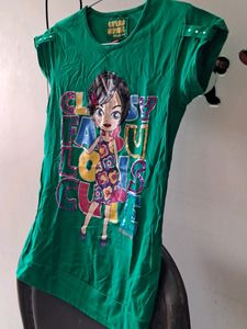 Party Wear Sequin Work Top For Girls