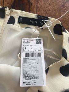 Mango Polka Dot Mini Skirt With Tag