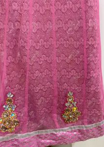 Elegant Pink Embellished Indian Outfit