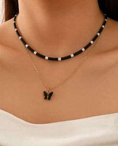 Layered Butterfly Necklace