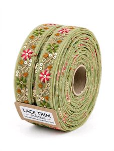 Embroidered Lace Trim - 9 Meters