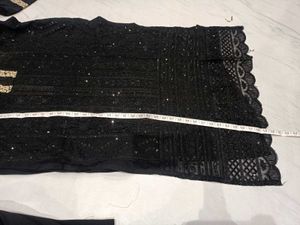 Elegant Black Kurta Set with Dupatta