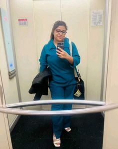 Teal Scrub Suit - Like New!