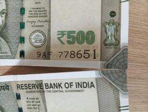 '786' SERIAL NUMBER ₹500 CURRENCY