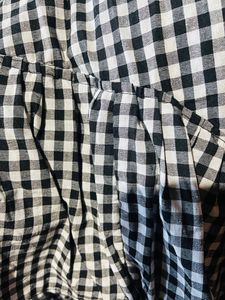 Tierd A-line Gingham Skirt