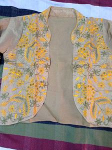 Mustard Yellow Kurti with leggie