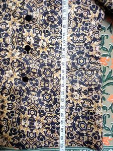 Men’s Printed Jodhpuri Blazer – Black &amp; Gold Flora