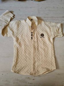 kids cream shirt