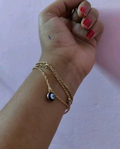 Bracelet With Stone And A Braceletwirh Evil Eye