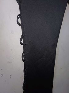 Black Pants with Side Detail