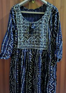 Ethnic Bandhani Print Dress