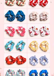 5 Pcs Set of Colorful Scrunchies