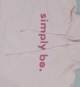 Pink "Simply Be" Hoodie