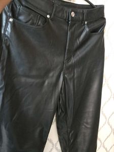 H&M Imitation Leather Trousers