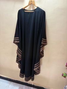Elegant Black Abaya Gown
