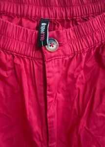 Newme Red Cargo Pants