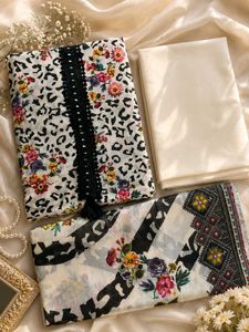 Stylish Printed Cotton Kurta Set
