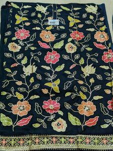 Semi Stitched Suit Sequin And Embroidery Work