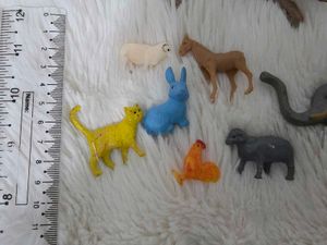 12 pcs of Safari Animal Toy Figurines