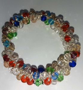 Colorful Crystal Multi colour hair tie