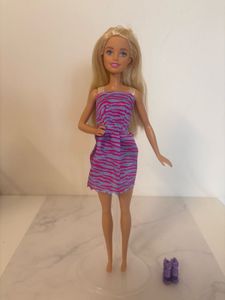 Barbie Doll with Zebra Print Dress