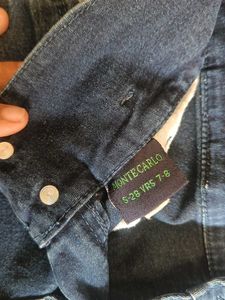 Stylish monte carlo Blue Denim Shorts