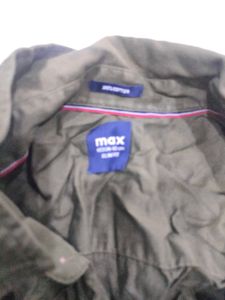 xl Men's Olive Green Casual Shirt