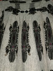 Stylish Patterned Top cum kurti