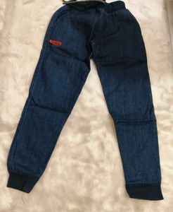 Denim Joggers For Girls 4-6 Years