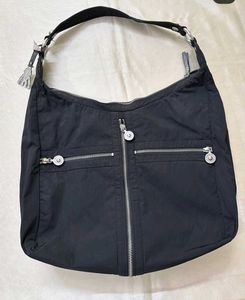 kipling Stylish Black Hobo Bag