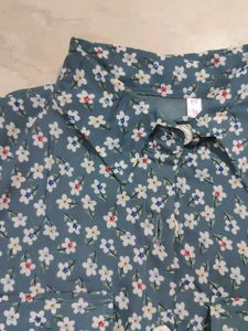 Charming Floral Print Mini Dress