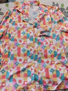 Vibrant "Good Vibes" Sleepshirt